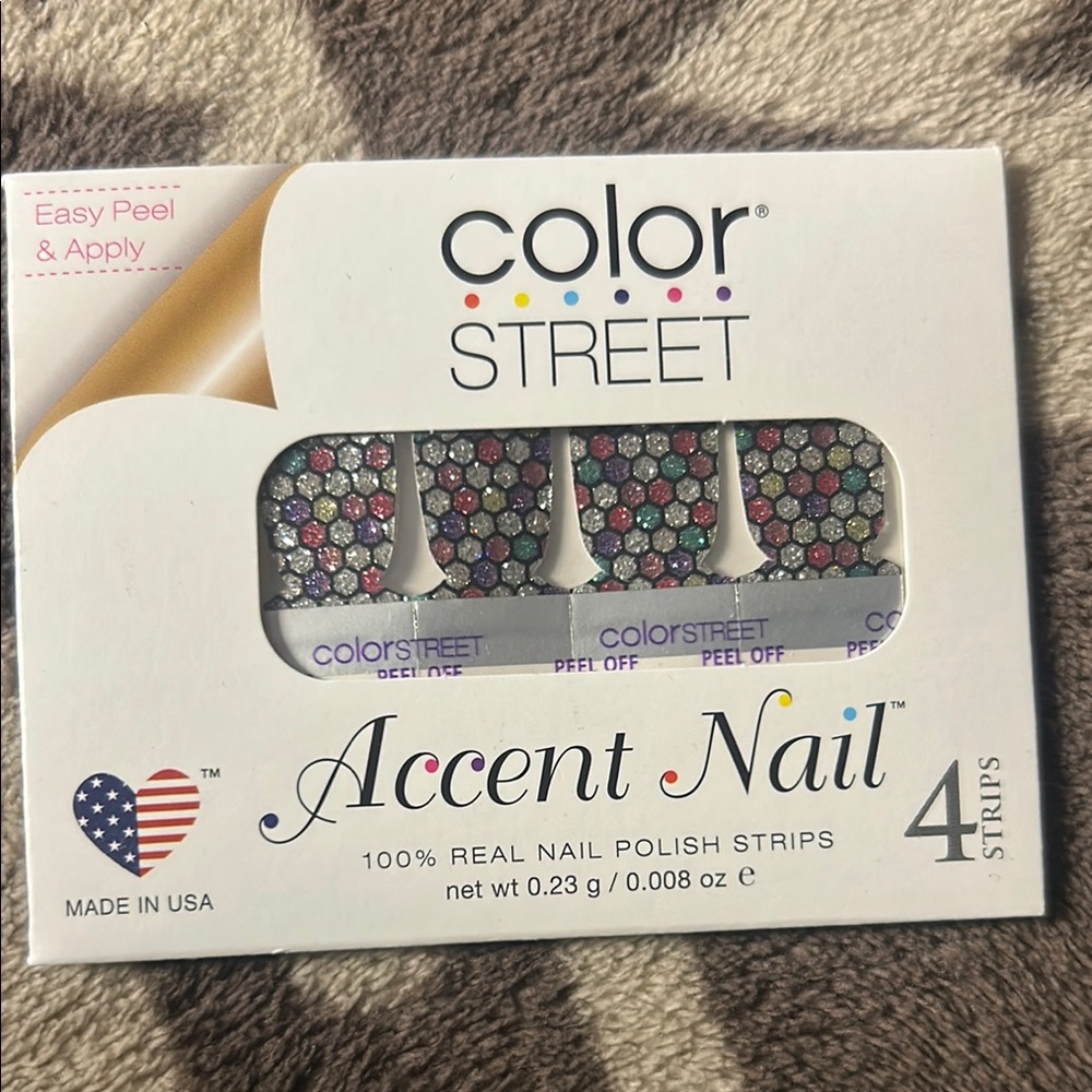 Color Street Accent Nail Polish Strips - Multicolor